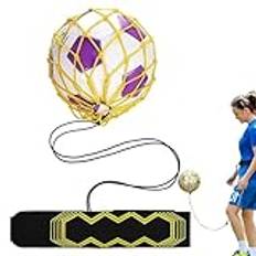 Dranng Fotboll Jonglering Tränare, Fotboll Tränare, Fotbollsvän för barn Bollträning, Jongleringsnät, fotbollstränare, träningsutrustning för inomhusfotboll för fotboll storlek 3, 4, 5
