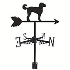 Prydnad med väderflöjlar, Teddy Dog Weathervane Garden Weathervane Garden Shed Weathervane Rooftop väderflöjel Vindflöjel Vindmätare
