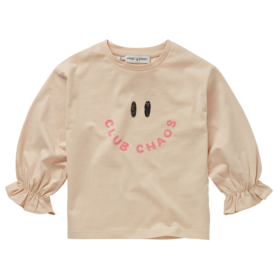 Sproet & Sprout | T-shirt girls ls Club Chaos | Shell - 3Y