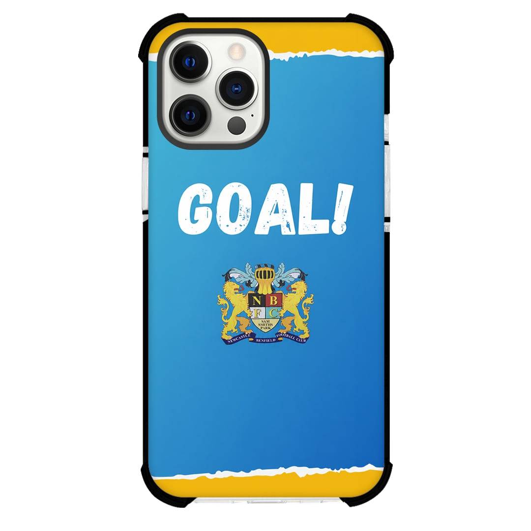 Newcastle Benfield Football Club Phone Case For iPhone Samsung Galaxy Pixel OnePlus Vivo Xiaomi Asus Sony Motorola Nokia - Newcastle Benfield Football Club Logo with Blue Background.