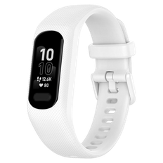 Garmin Vivosmart 5 Silikone Rem - Hvid