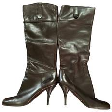 Miu Miu Leather riding boots