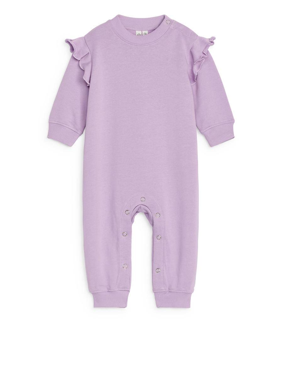 ARKET Overall Med Volanger -Lila, 74/80