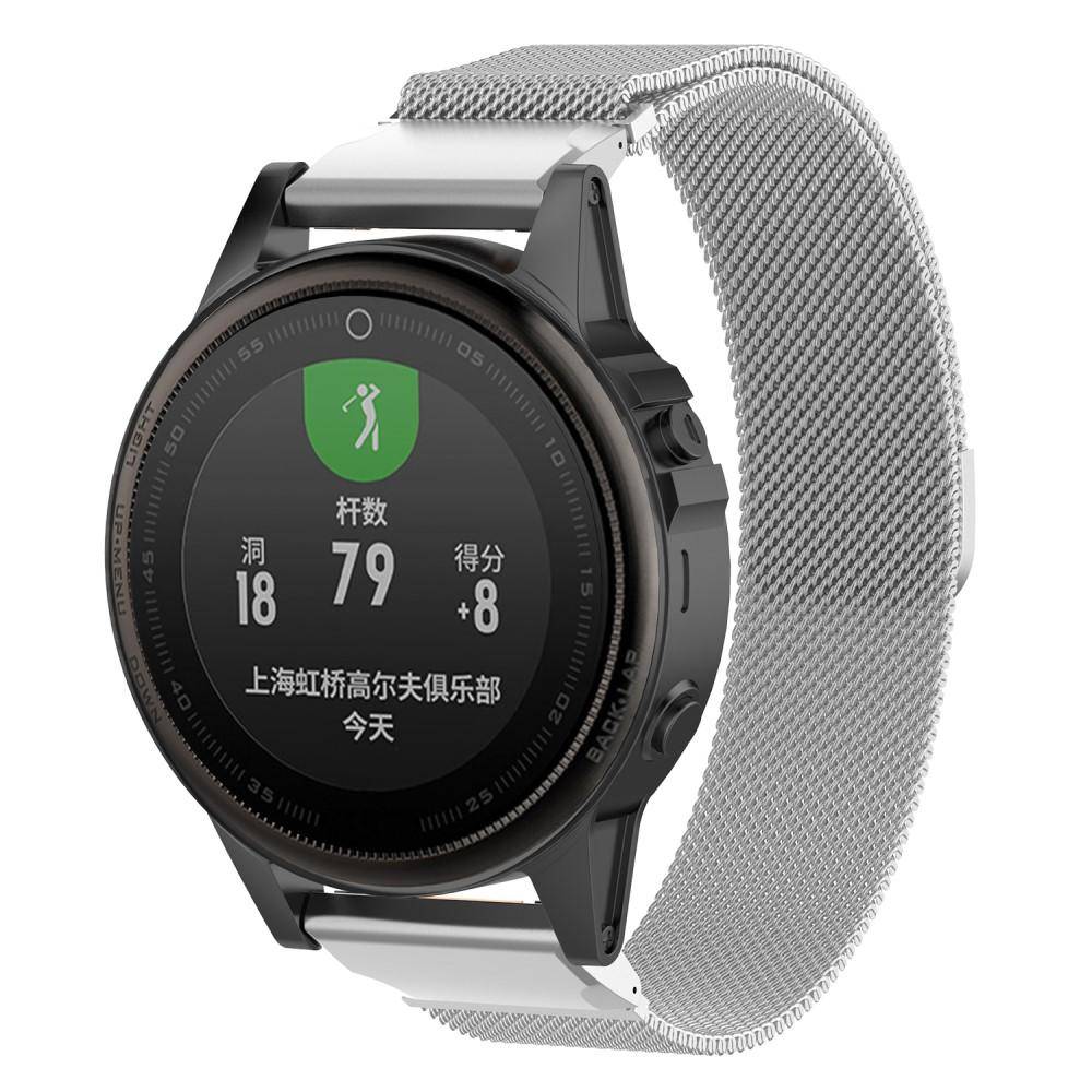 Armband Milanese Garmin Fenix 9 Pro 43mm Silver