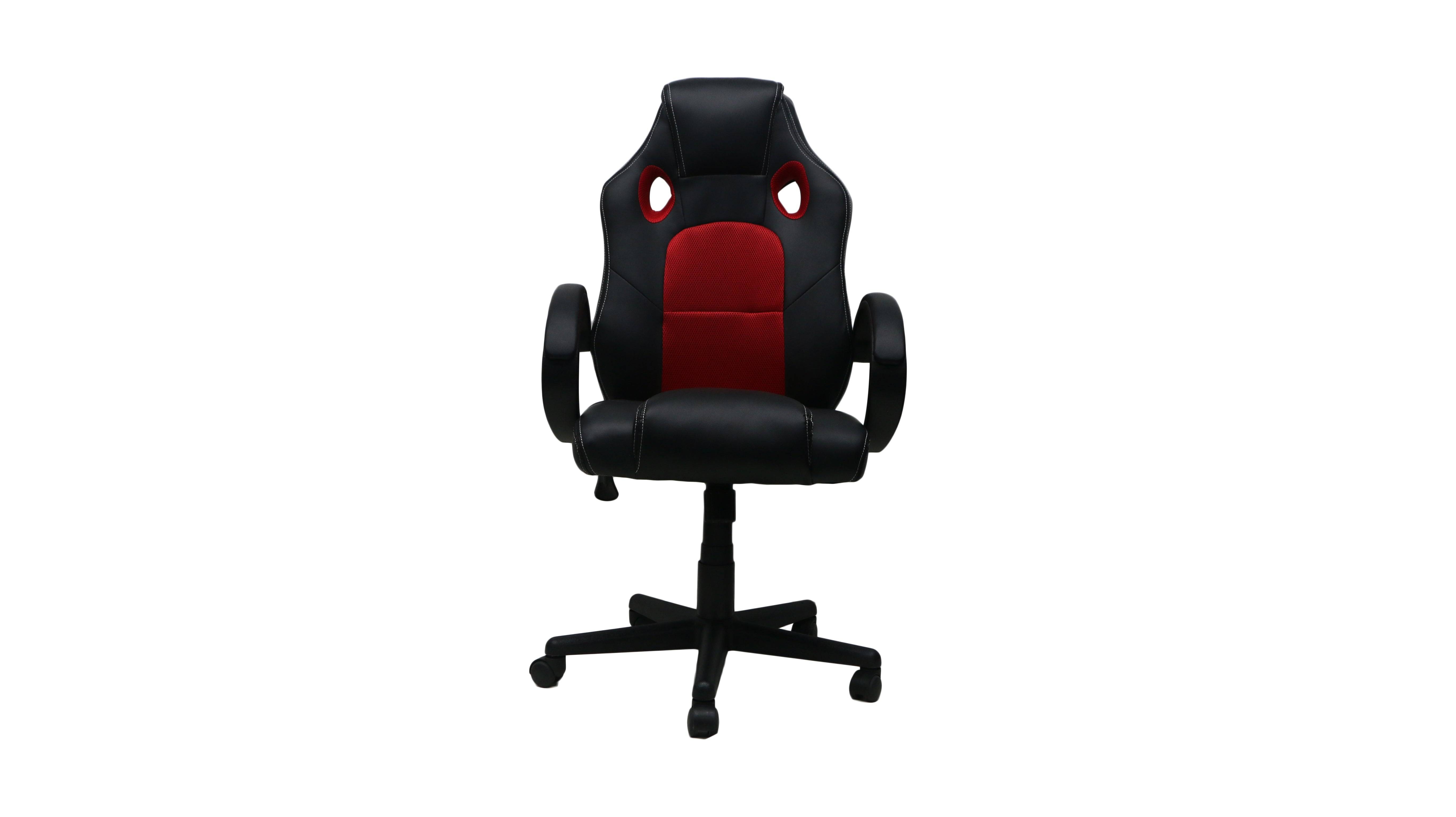 Macao Gamer stol, rød/sort.