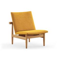 House of Finn Juhl - Japan Chair, Dark oiled oak, Cat. 3 Watercolour, Butterscotch Yellow - Fåtöljer - Finn Juhl - Träfärgad,Gul - Trä/Textilmaterial