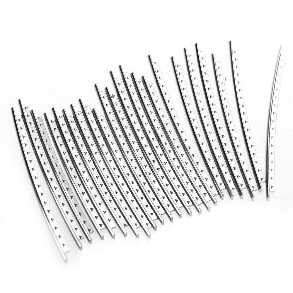 Nickel Bandtråd Silver Bandtråd Set Tillbehör Gitarr Bandtråd Greppbräda Reparation
