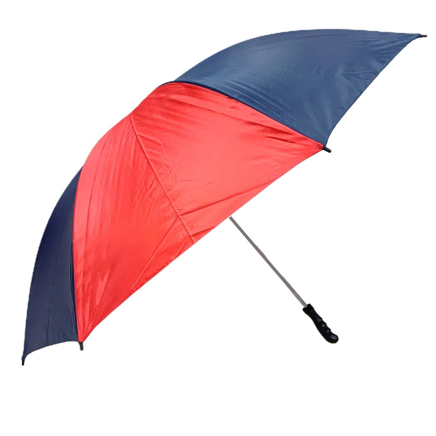 Totes Golfparaply Raindrops Lang Rød/Marineblå