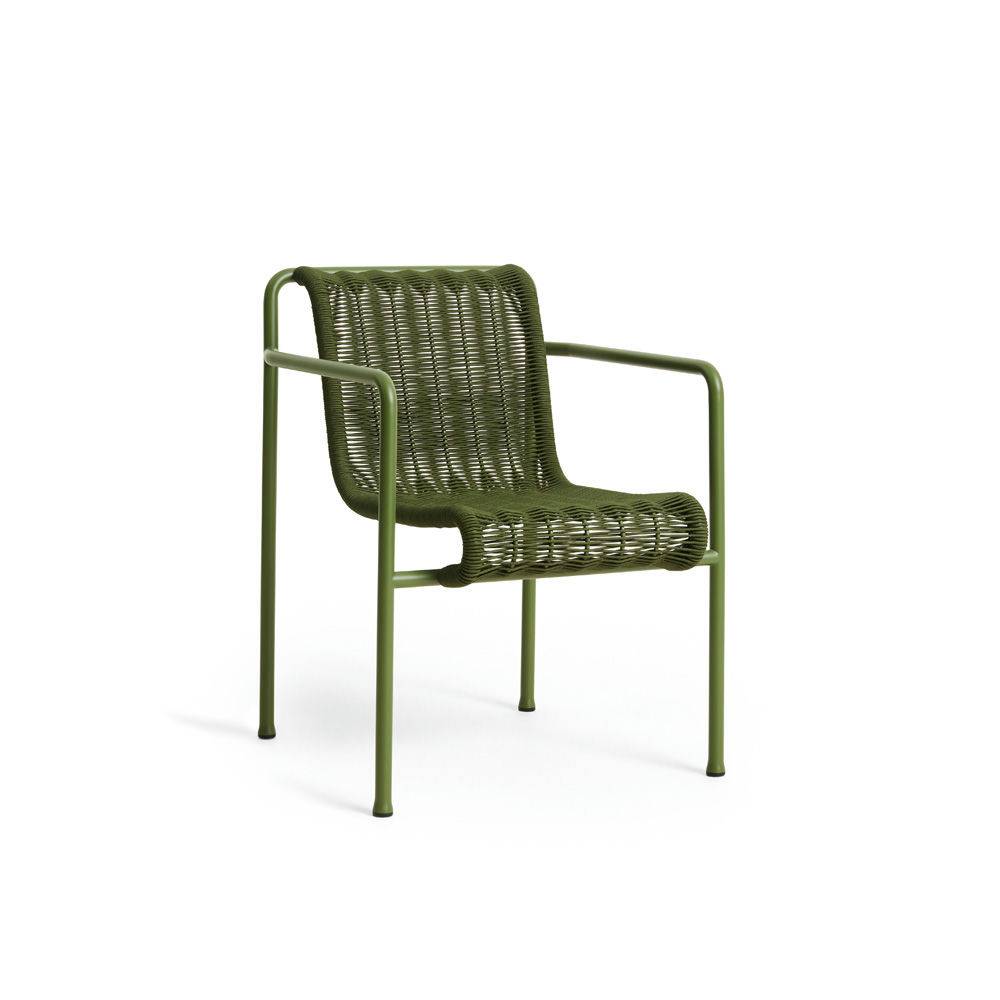 HAY Palissade Cord Dining Armchair Olive