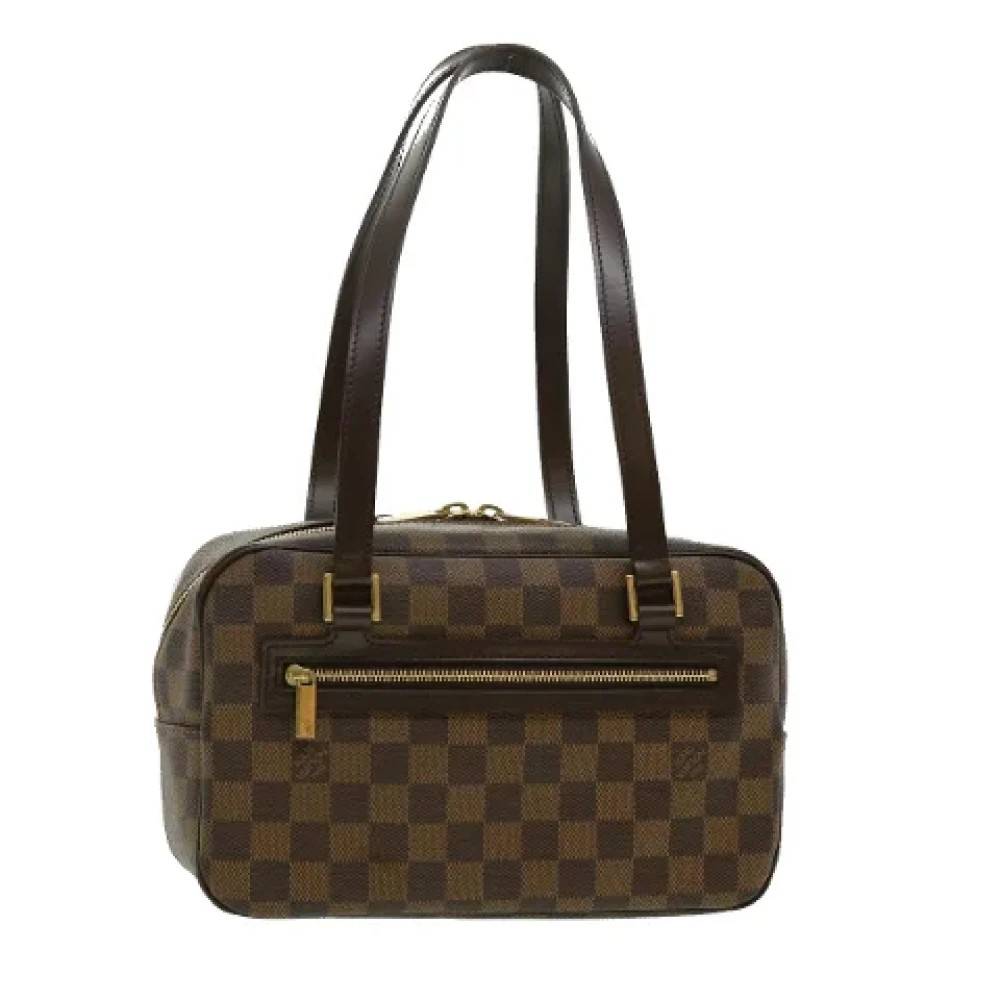 Louis Vuitton Vintage Pre-owned Canvas Skuldertaske - Vintage - Dame - Brun - ONE SIZE - Uld