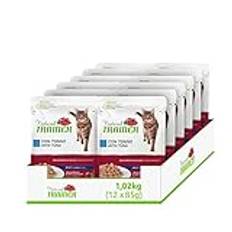 Natural Trainer Vuxen kattmat med tonfisk - 12 kuvert x 85 gr - 1020 gr