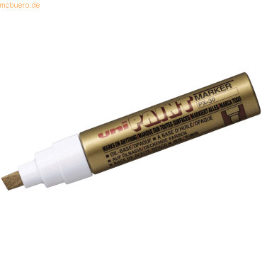 6 x Uni-Ball Lackmarker PX-30 4-8,5 gold