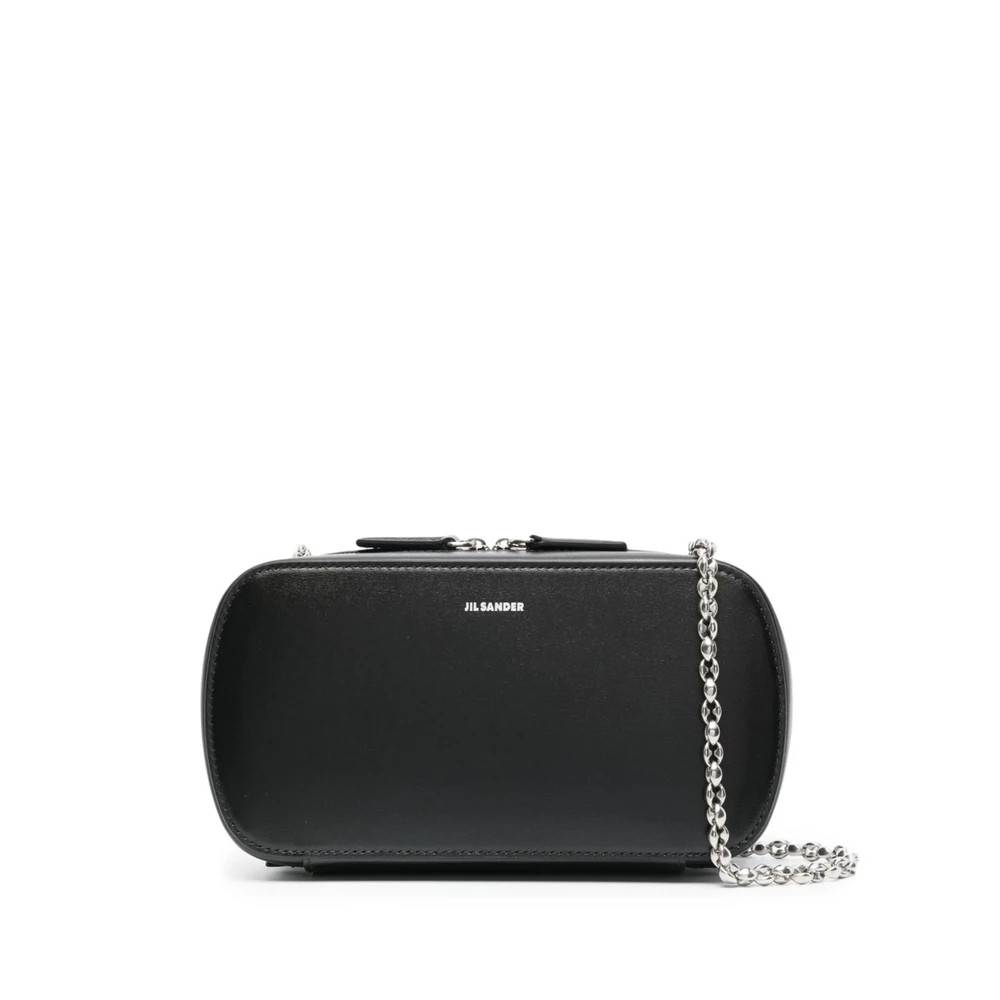 Jil Sander Traditional Crossbody Taske - Tasker - Dame - Sort - ONE SIZE - Uld