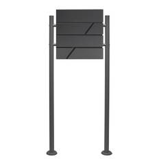 Brevlåda Set Stativ Letterbox V14 Antracit