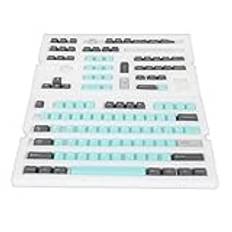 Universal 126 tangenter PBT mekaniskt tangentbord Keyboard Set, Cherry Height, engelsk layout, robust och nötningsbeständig, idealisk för gör-det-själv och professionell användning