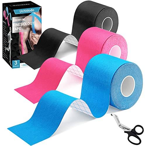 Kinesiotape, kinesiologitejp 5 m x 5 cm – vattenbeständig elastisk muskelstöd och smärtlindring vid skador inom idrott