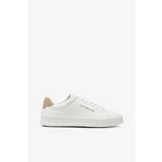 Tommy Hilfiger - Sneakers TH Court Leather Grain Ess - Vit