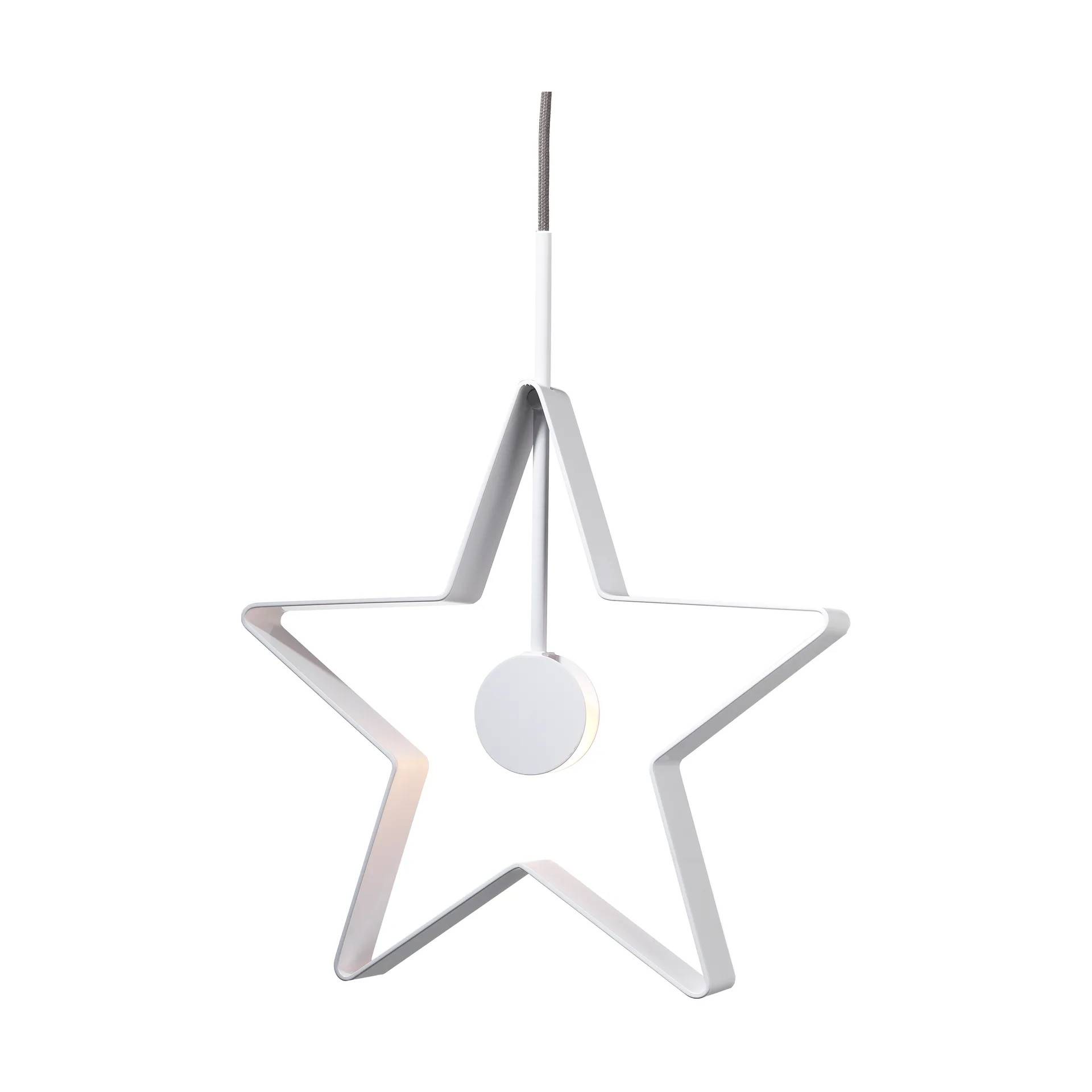 SMD Design Spica adventsstjärna 60 cm Vit-grå sladd