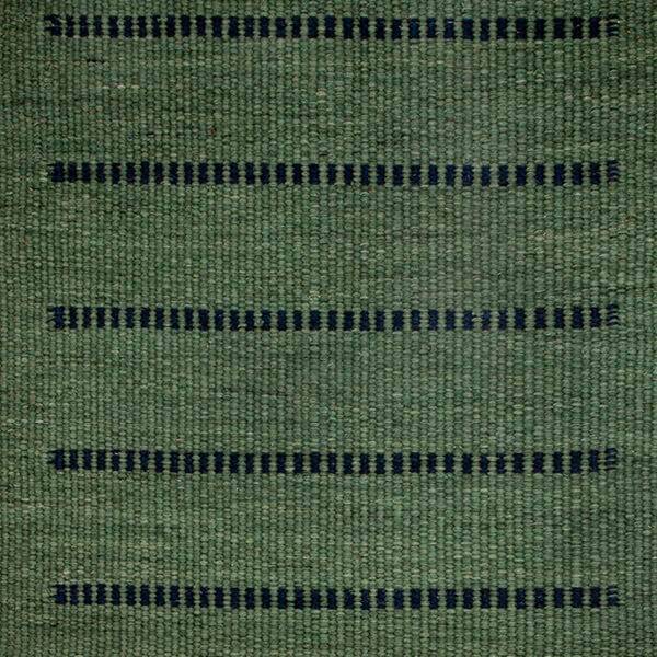 C Olesen C. Olesen Kelim tæppe - Mista Stripe - 60 x 90 cm - Cactus/Denim