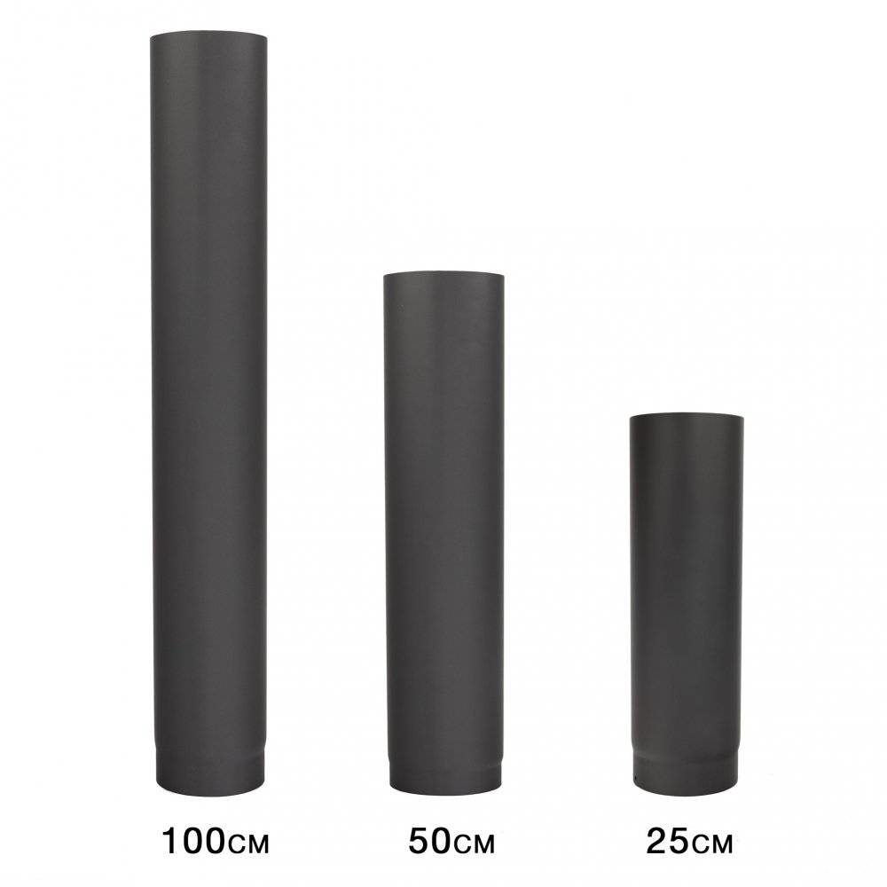 Rökrör 1000mm rak