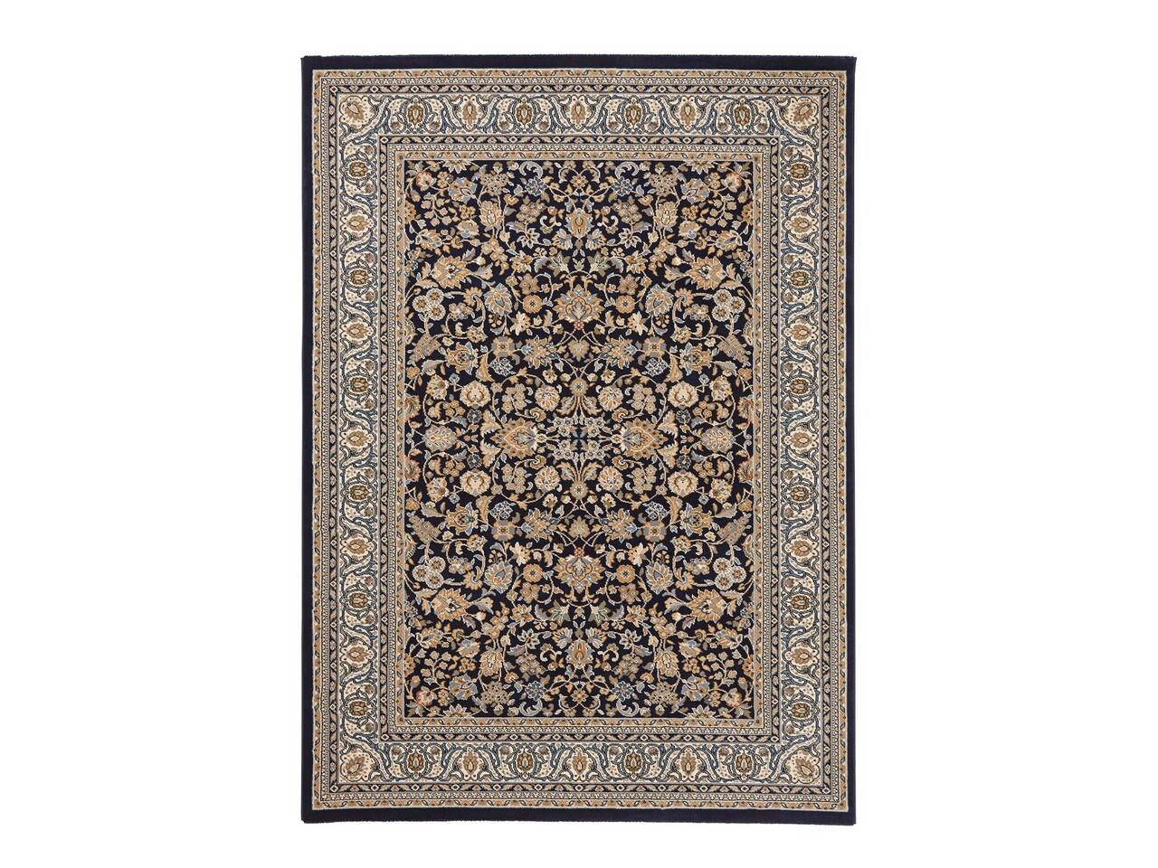 Maya Allover tæppe (8746-334 - Mørkeblå, B170 x L230 cm).