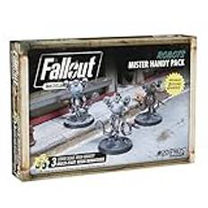 Modiphius Entertainment | Fallout Wasteland Warfare | Robots: Mister Handy Pack | Miniatures | Unpainted