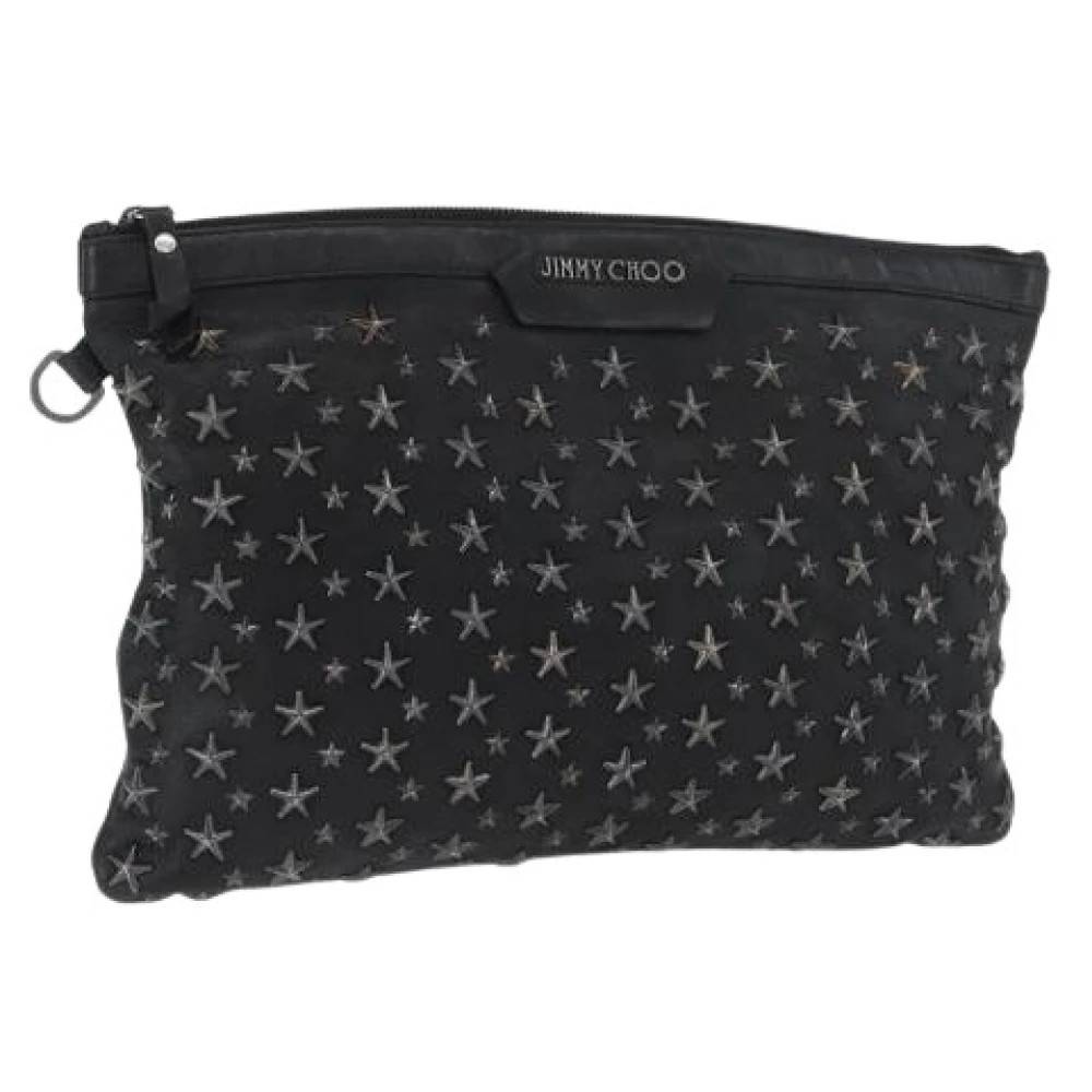 Jimmy Choo Pre-owned Pre-owned Clutch Taske - Vintage - Dame - Sort - ONE SIZE - Læder