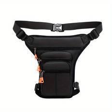TEMU 's Outdoor Adjustable Sports Waist Bag Casual Trend Multi-functional Multi-pocket Cycling Bagknight Motorcycle Leg Bag Cycling Bag Motorcycle Crossbody Bag Men's Waist Bag Cycling Back