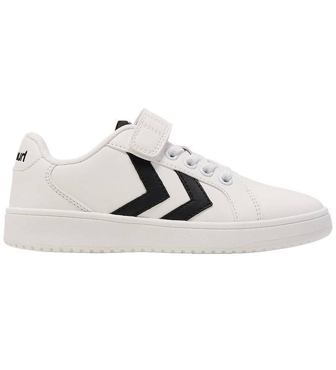 Hummel Skor - Derby Court Jr - Vit/Svart - Hummel - 35 - Skor