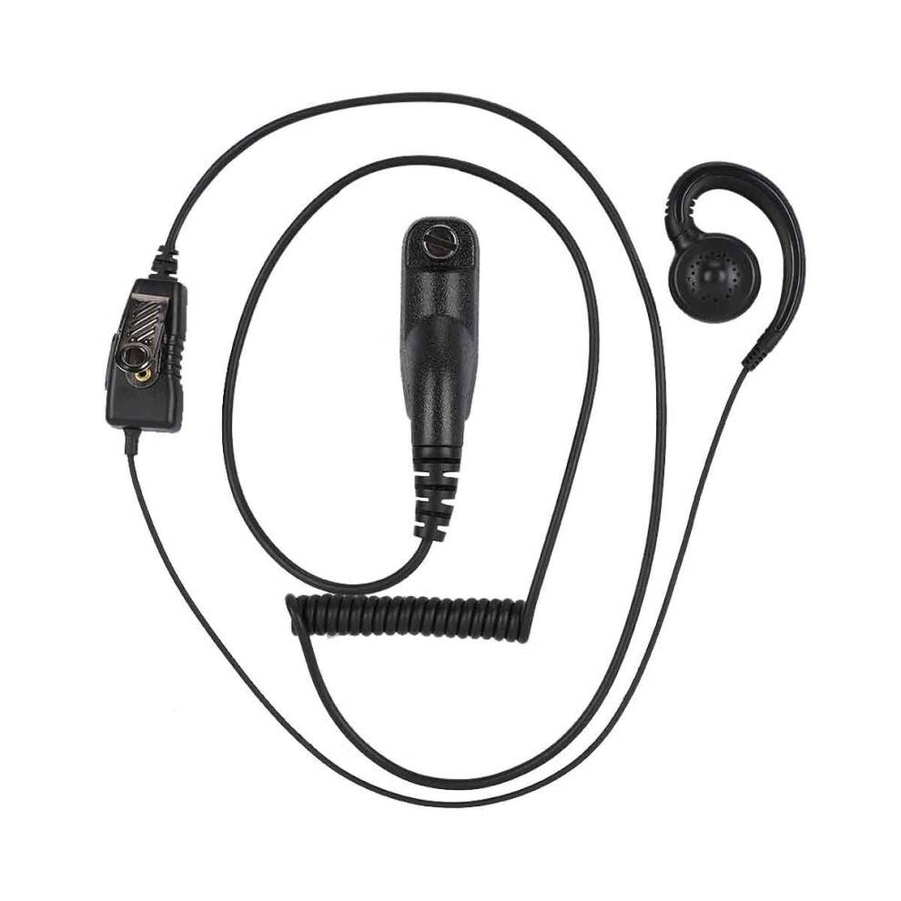 Støjreducerende headset til Motorola radio drejeligt ørestykke håndfri betjening C-formet PTT til XPR7380APX4000 kommunikationsudstyr med klar lyd