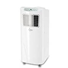 SUNTEC Mobiles lokales Klimagerät Fresh 9.000 Eco R290 | Klimaanlage für Räume bis 34 qm | Abluftschlauch | Kühler und Entfeuchter mit ökologischem Kühlmittel | 9.000 BTU/h | Für Wohnung und Büro
