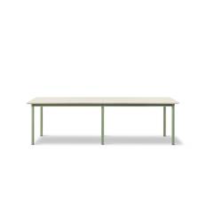 Fredericia Furniture 665A Plan Table Modular 100x260 cm - Really Cotton Dream/Modernist Green