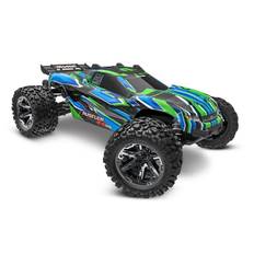 Traxxas Rustler 4x4 VXL 1/10 RTR TQi TSM HD Grön utan Batteri / Laddare