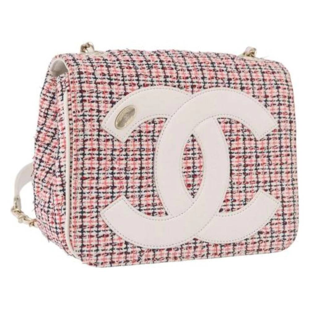 Chanel Vintage Pre-owned Vintage Skuldertaske - Vintage - Dame - Flerfarvet - ONE SIZE - Uld