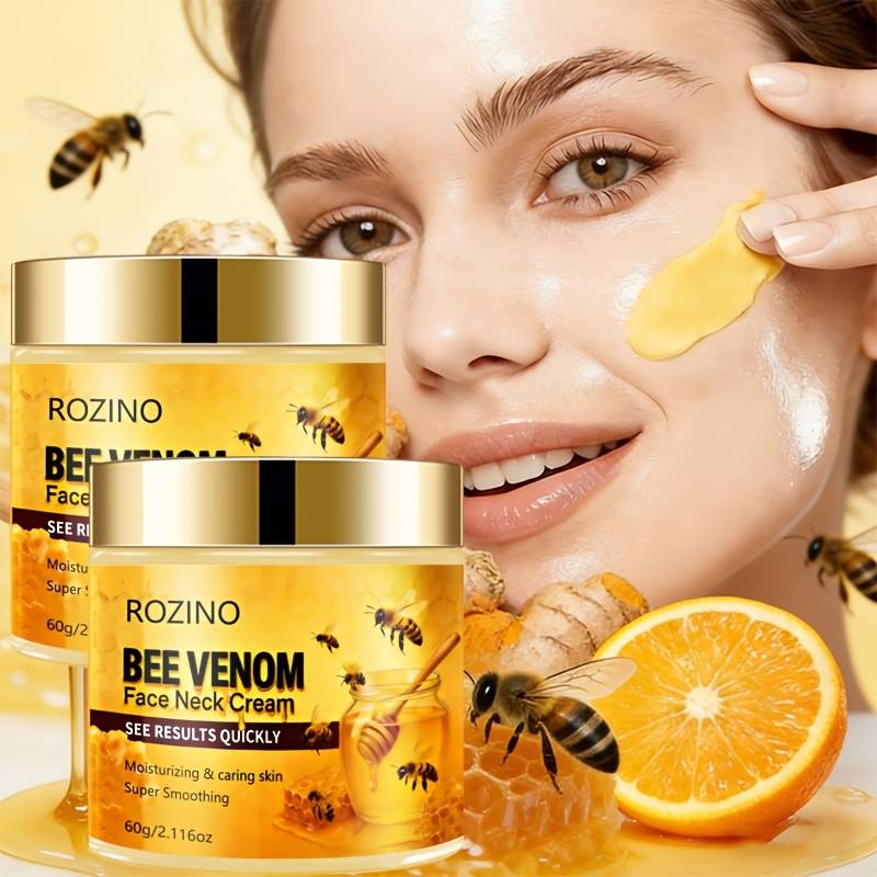 TEMU 2-pack Instant Lifting And Firming Bee Venom Face And Neck Cream, Reshaping Facial And Neck , Bidding Farewell To , For Skin Hydration All Day Long, A Pleasant Experience To Your Skincare Time.
