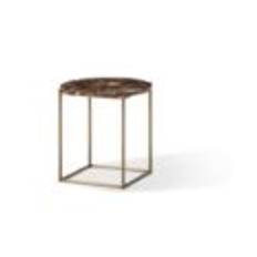Wendelbo Circle Occasional Table Ø: 48 cm - Brown Emperador Marble/Brass