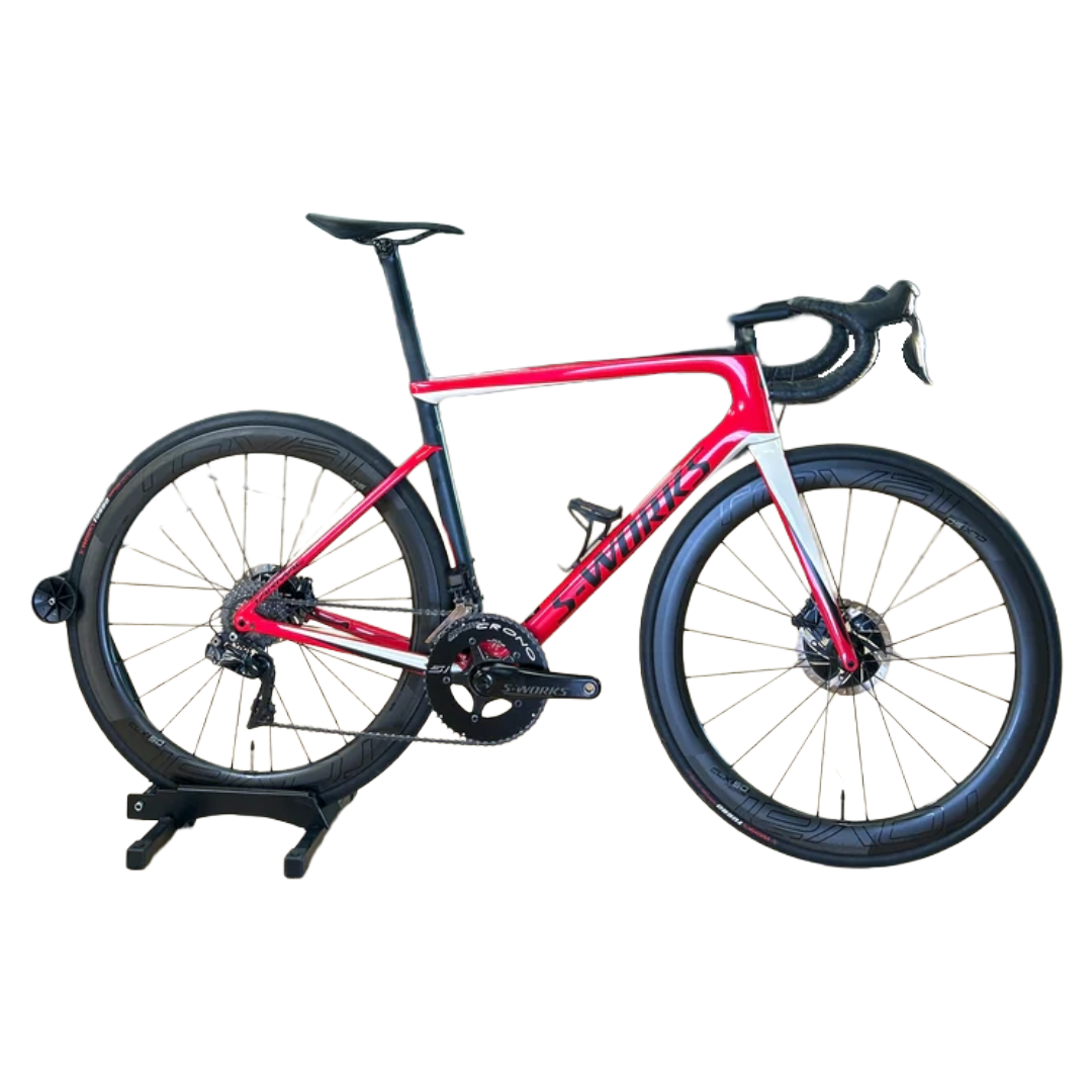 Specialized S-Works Tarmac SL7 - Sagan Collection 2020 - Shimano Dura-Ace DI2 - Roval Rapide CLX, 21mm internal width carbon rim, 51mm depth, Win Tunnel Engineered, Roval AFD hub, 18h, DT Swiss Aerolite spokes