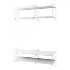 String Stringhylla Hyllsystem No 10 Vit - Hyllkombinationer Stål Vit - String-c-vit