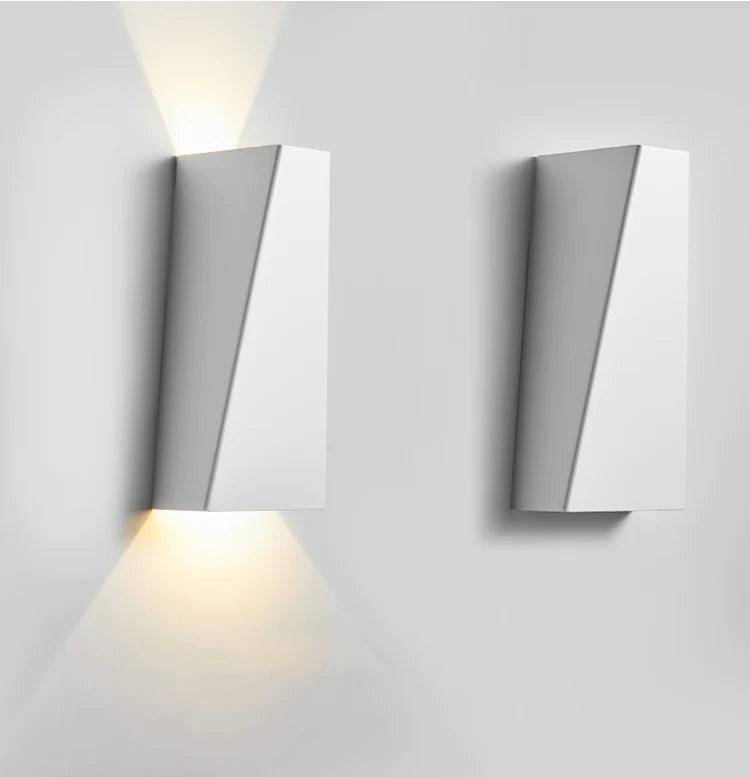 Luxe LED Vägglampa LumiFort – Förvandla Ditt Inredning Med Stil! - Vit / Varm vit