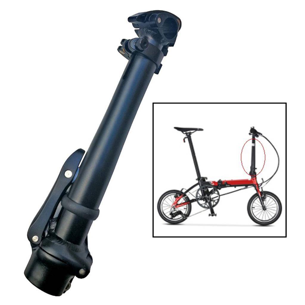 Vikbar cykelhuvudrör framgaffel Hängande kärna Cykling Mountainbikestyre skaft Lång Justerbar 360-530 mm