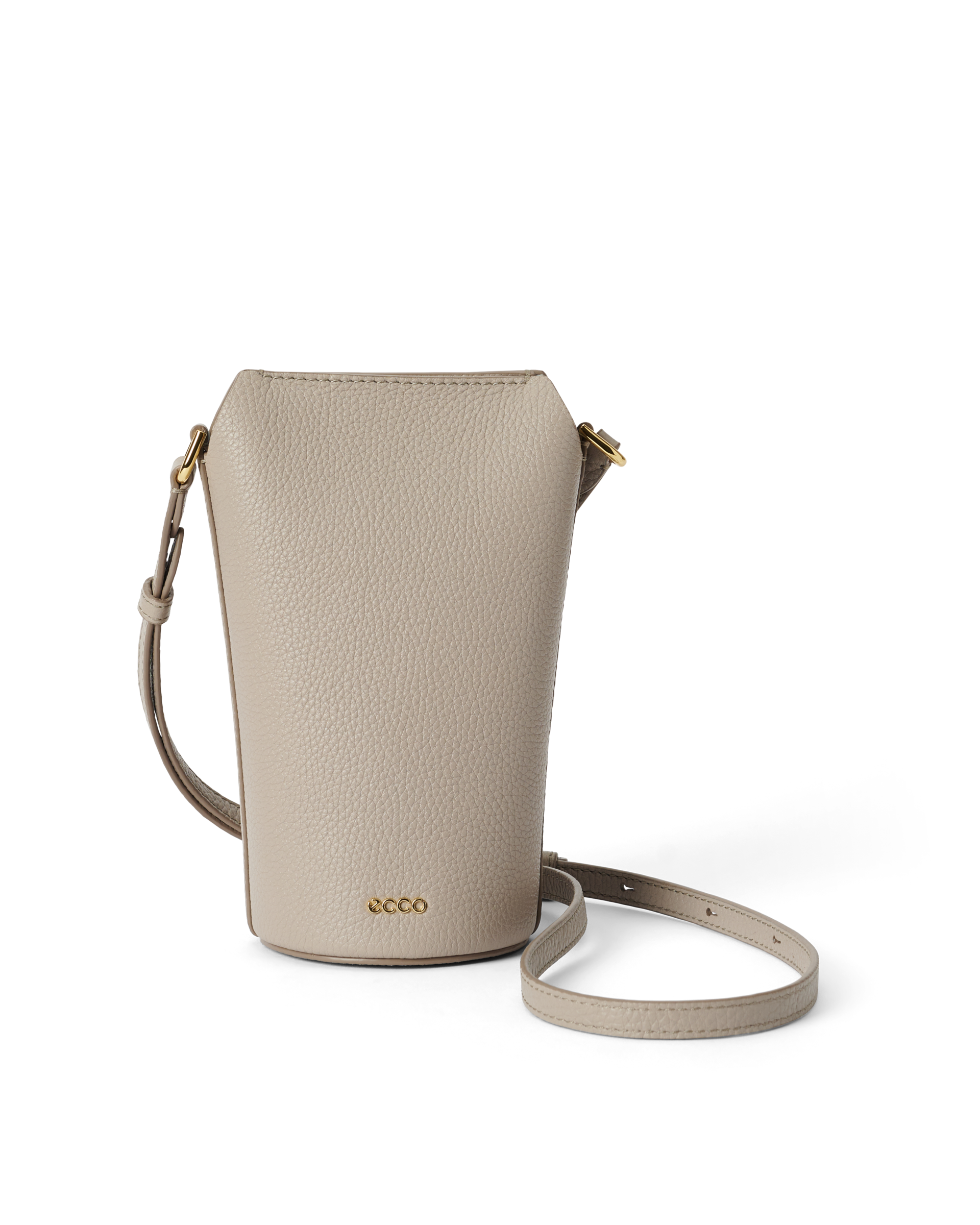 ECCO Pot Bag - Posetaske i læder - Beige