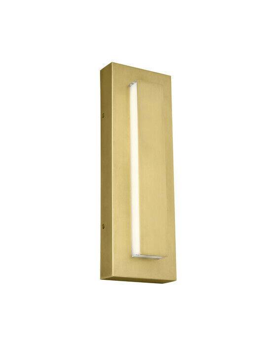 Visual Comfort Aspen 15" vägglampa utomhus mässing - Guld / Brun (H: 38.1cm x B: 7.11cm)