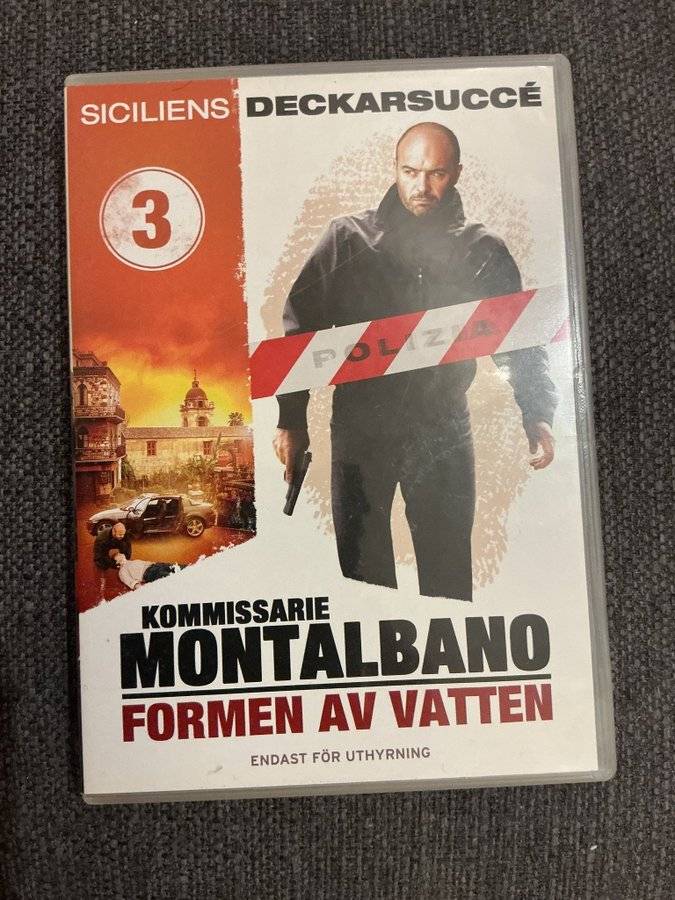 Kommissarie Montalbano - Formen Av Vatten DVD