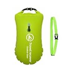 Swim Buoy with Adjustable Waist Strap, Open Water Dry Bag with Buoy, High Visibility Swim Buoy for Safety, Vattentät Torr Väska Swim Buoy, Swimming Buoy for Open Water Safety, öppet vattenflöde för