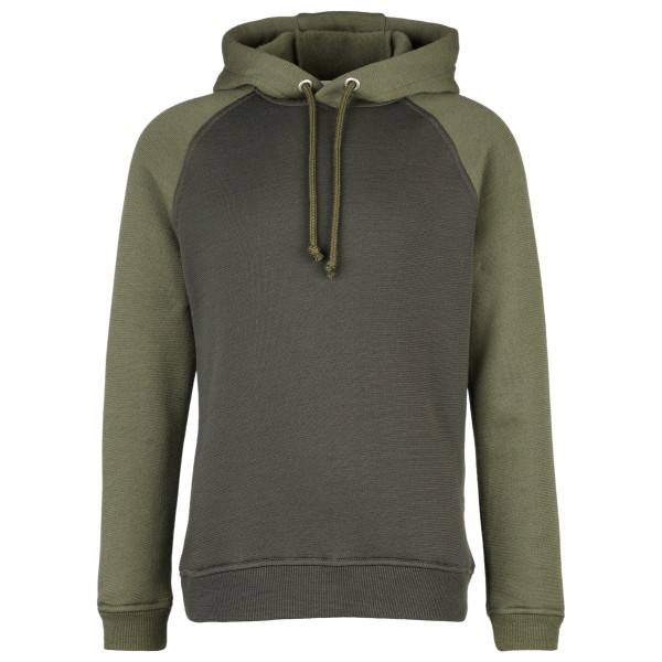Stoic Kid's MerinoFlatFleece240 SolbergSt. Hoody Merinohoodie Børn størrelse 140 farve olivengrøn