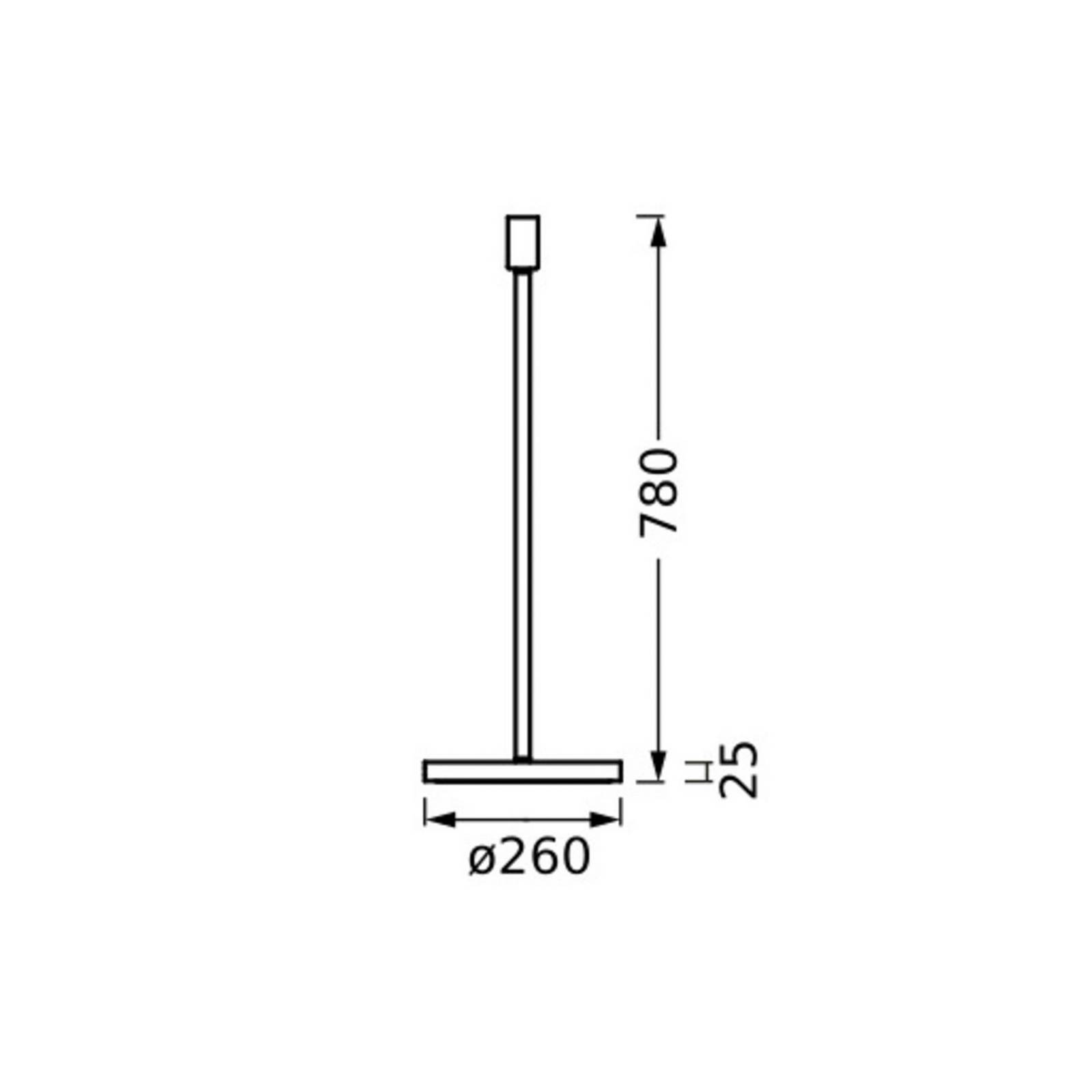 OSRAM Golvlampa DECOR STICK, Aluminium / grå / zink, Vardagsrum / matsal, Metall, Modern, Golvlampa
