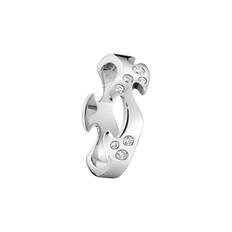 Georg Jensen - Fusion Mittring Vitguld & Diamanter