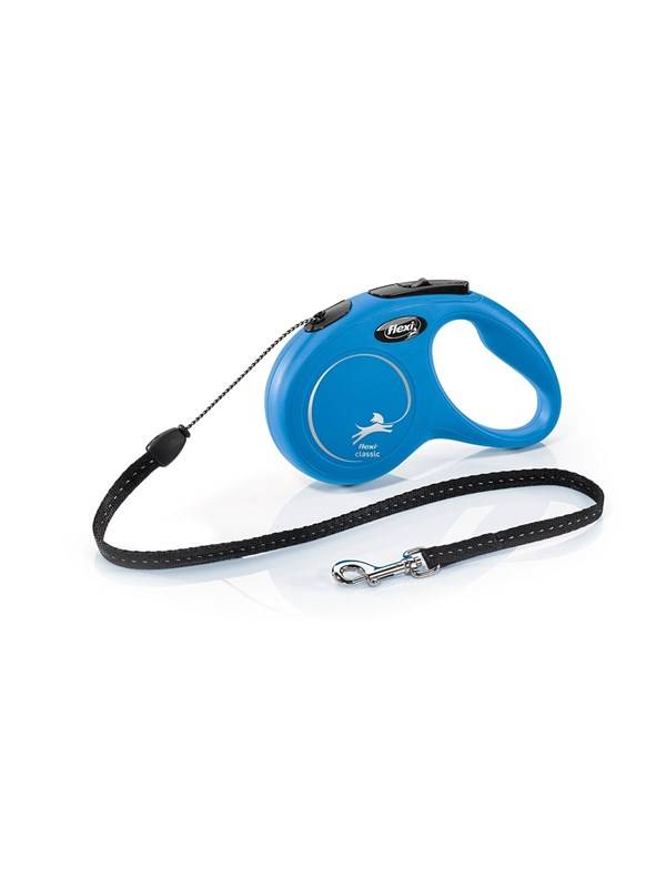 Flexi New Classic S Cord Leash 5 m Blue