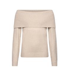 LINDEX Sweater Knitted Fold Down |Beige |170