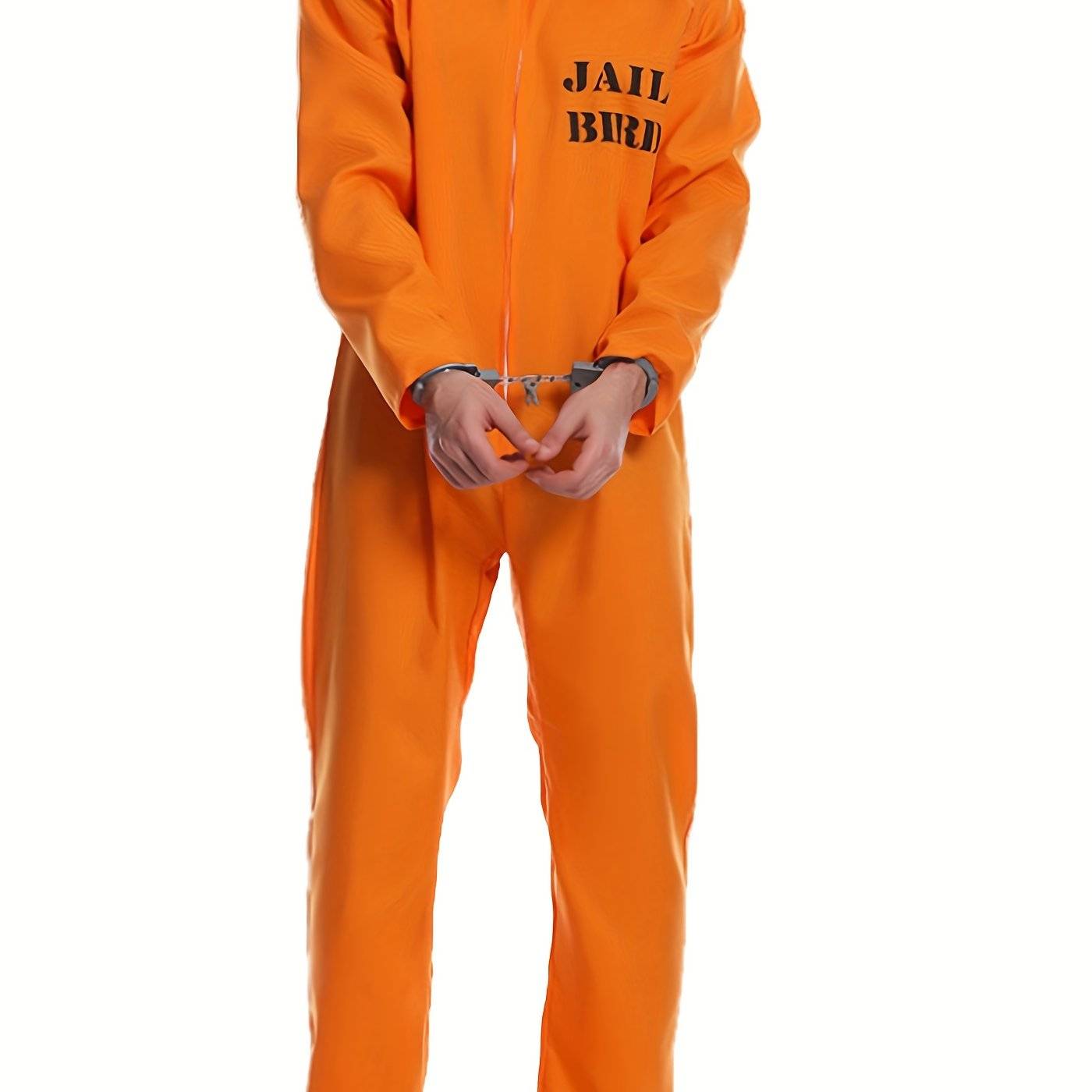 Halloween Men And Women Cosplay Prisoner Costumes Play Costume Prison Uniforms Prison Uniforms Orange Jumpsuit For Prisoners Halloween Jumpsuit Adult Stage Performance Costumes Workwear